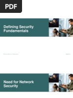 Defining Security Fundamentals: © 2005 Cisco Systems, Inc. All Rights Reserved