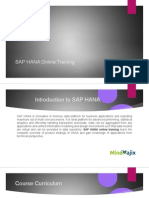 SAP HANA Online Training