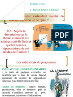 TD - Sujets de Dissertation Sur Le Thème Comment Les Salaires Sont-Ils Fixés Et Quelles Sont Les Répercussions de Ces Modes de Fixation ?