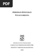 Download Pedoman Penulisan Tugas Sarjana by feniina SN25003238 doc pdf