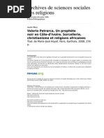  Valerio Petrarca, Un prophète noir en Côte-d’Ivoire. Sorcellerie, christianisme et religions africaines