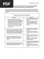 Pre-Service Performance Assessment For Practicum/Practicum Equivalent Professional Standards For Teachers: See 603 CMR 7.08