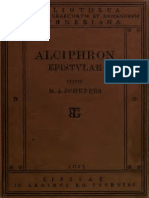 Alciphronis Epistulae Ed. SchepersTeubner 1923