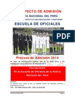 Prospecto de Admision Eo-pnp 2014