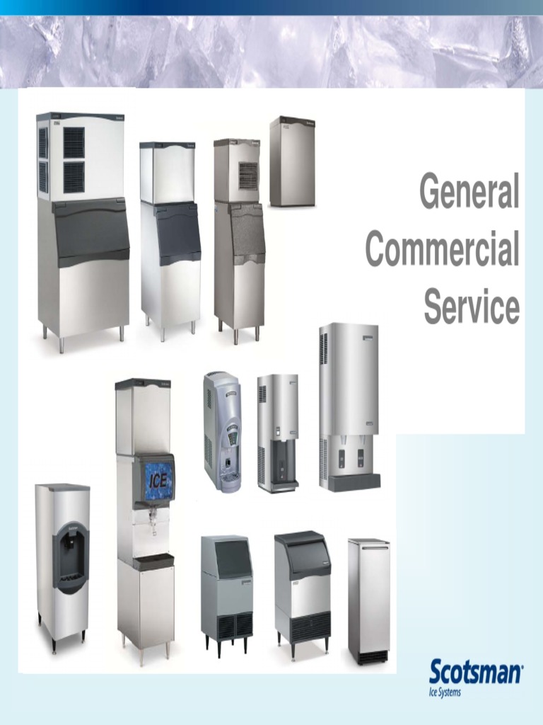 Scotsman Ice Machine Info | Manufactured Goods | Mechanical Engineering