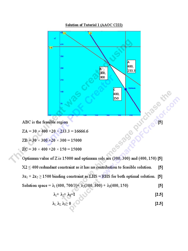 Optimization Solutions for CBA Analysis | PDF | Teaching Methods ...