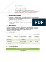 1.-Información Muestra: - Toma de Muestra: Se Midió El Espectro de La Muestra Tal Cual No