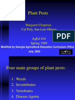 Plant Pests: Margaret Chapman Cal Poly, San Luis Obispo