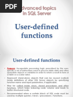 Advanced Data Base