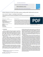 Failure Behavior of Nano-Sio Fillers Epoxy Coating Under Hydrostatic Pressure