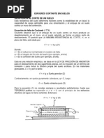 Esfuerzo Cortante en Suelos