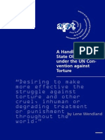 A Handbook on State Obligations under the UN Convention against Torture