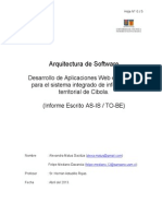 Arquitectura de Software - Informe Cibola (As-Is & to-BE)