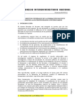 CIN Lineamientos Generales de La Formación Docente