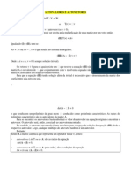 AUTOVALORES E AUTOVETORES