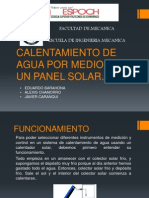 Instrumentos de Medicion y Control en Un Panel Solar