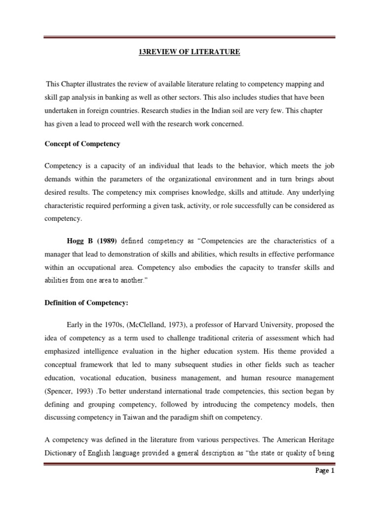 Understanding Competency in Banking | PDF | Competence (Human Resources ...