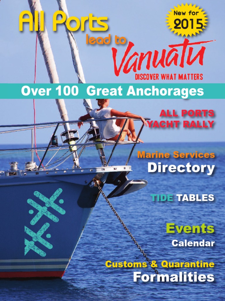 All Ports Lead To Vanuatu Cruising Guide PDF Sea Captain Vanuatu