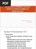 Download Hubungan Perencanaan Dengan Pengambilan Keputusan by Yulie Andarista SN250065017 doc pdf