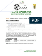 Pauta Operativa 2014-2015