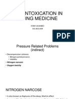 Gas Intoxication in Diving Medicine