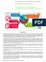 Acciones Básicas de Vigilancia en Salud Pública y Laboratorio Ante La Posible Ingreso Del Virus de La Fiebre Chikungunya