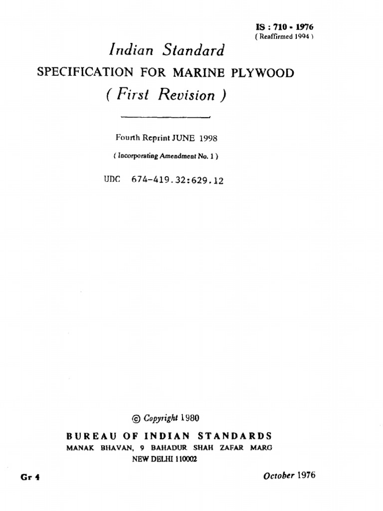 710 Marine Ply Wood PDF Plywood Adhesive