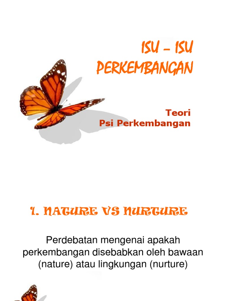 Isu2 Teori Perkembangan | PDF