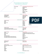 Lista de Alimentos Con Indice Glucemico Bajo y Alto