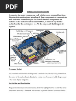 Introduction To Motherboard