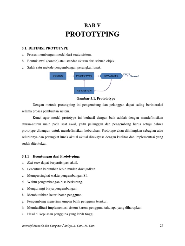 Bab V Dan Vi Prototyping Dan Dialog