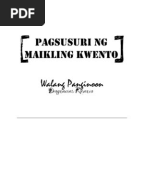 Balangkas Ng Maikling Kwento 1