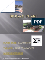 Biogas Plant Ppt