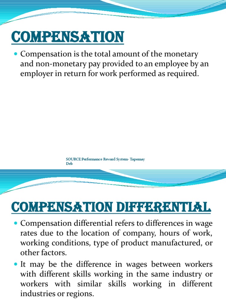 Compensation Differential | PDF | Wage | Employment