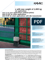 Gearmotor: For Sliding Gates With Max Weight of 1.800 KG