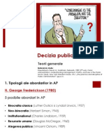 12.11 Decizia Publica - Teorii Generale