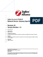 115552r00ZB BoD-ZigBee Network Device - ZigBee Gateway Standard Version 1 PDF