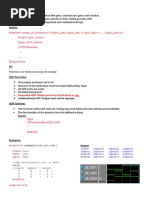 User Defined Primitives:: Primitives Are Declared Outside The Module