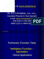 Spirometry For Clinicians by DR Sarma