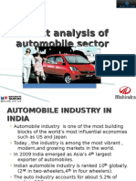 An Analysis of Cost Structure of Indain Automobile Companies