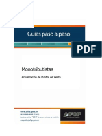 Monotributistas Actualización de Puntos de Venta Guia Paso A Paso