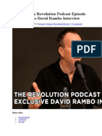TRP 244-The Revolution Podcast Episode 244-Exclusive David Rambo Interview