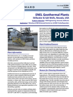 ENEL Geothermal Plants: Stillwater & Salt Wells, Nevada, USA