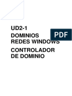 Ud2-1 Controlador de Dominio