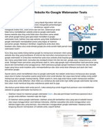 Cara Mendaftarkan Website Ke Google Webmaster Tools