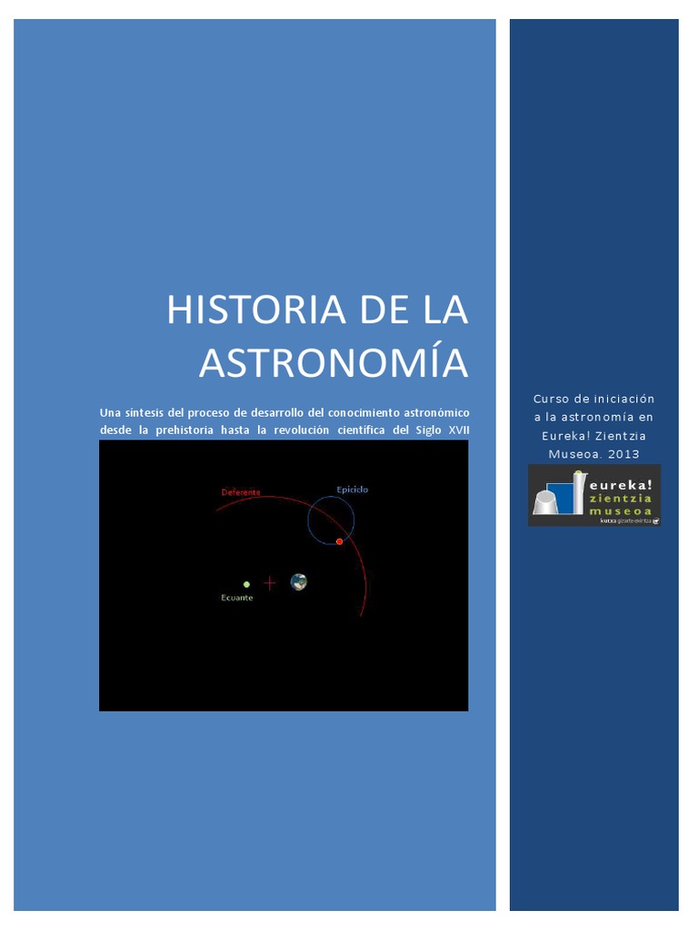 Historia de La Astronomía | PDF | Ptolomeo | Galileo Galilei