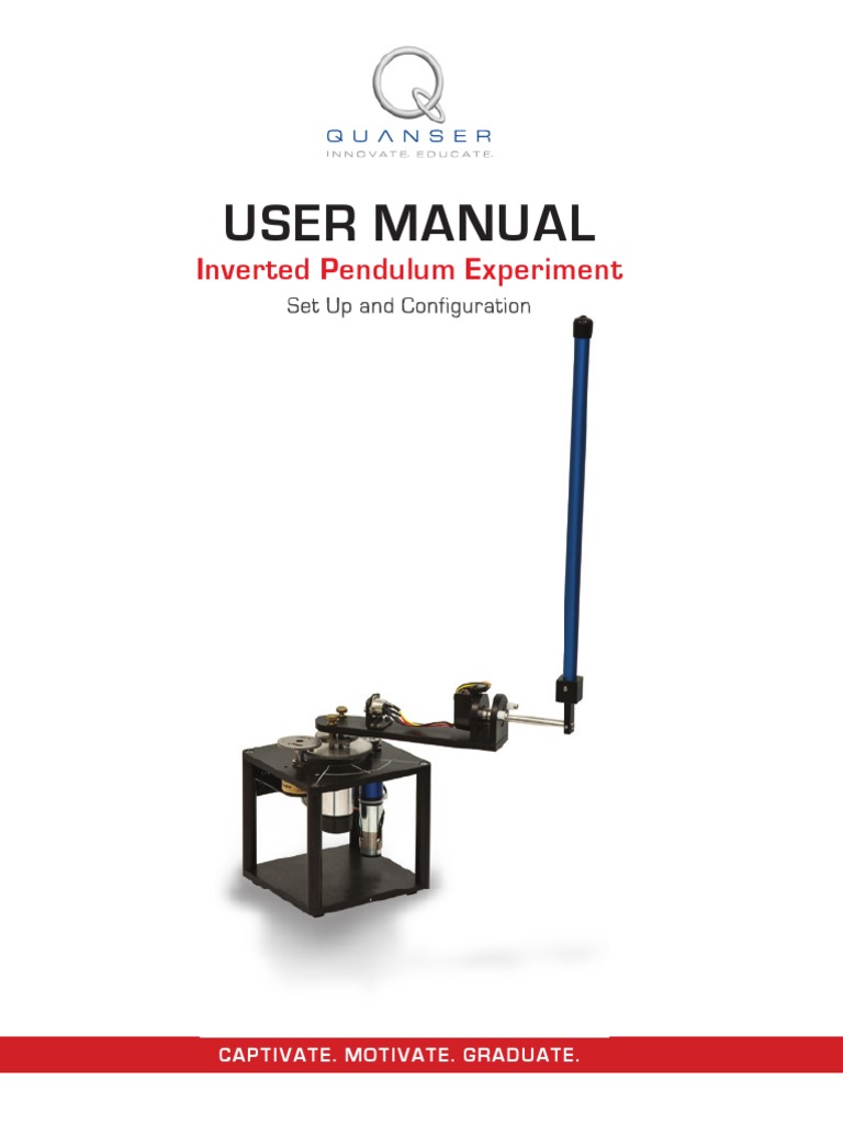 Rotary Inverted Pendulum - User Manual | PDF | Electronic Waste | Amplifier