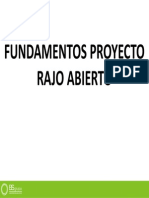 Fundamentos de Proyecto Minero Rajo Abierto PDF