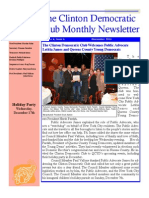 Clinton Democratic Club November 2014 Newsletter