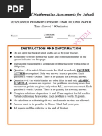 Class 2 Maths Unit Test 2016-17 | PDF | Teaching Methods & Materials